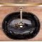 Купити Умывальник раковина REA AMELIA BLACK MARBLE SHINY накладной черный