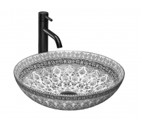 Умивальник раковина REA ARTE DARK GREY накладний