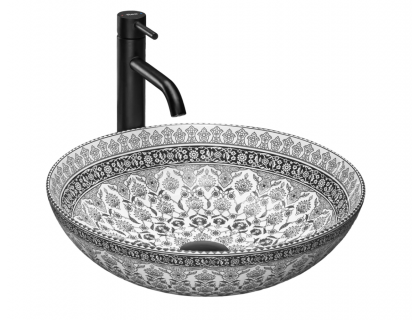 Купити Умывальник раковина REA ARTE DARK GREY накладной