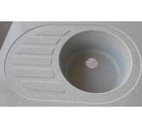 Стільниця з КРУГЛОЮ мийкою ОАЗИС D40*18 зі штучного каменю SNAIL