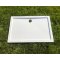 Купити Душовий прямокутний піддон зі штучного каменю ТІТАН SNAIL 120x80 білий матовий