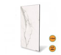 Керамічний обігрівач вертикальний Stinex Ceramic 250/220 Standart White-Marble мармур білий 0,25кВт 30х60см