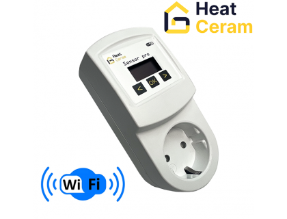 Терморегулятор розеточный WI-FI Heat Ceram PROLINE