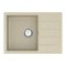 Недорого Прямокутна кварцева мийка VANKOR Easy EMP 02.62 Beige-бежева (62х44х17)