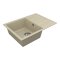 Недорого Прямокутна кварцева мийка VANKOR Easy EMP 02.62 Beige-бежева (62х44х17)