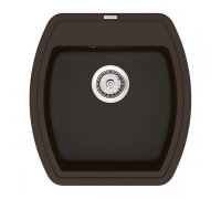Прямокутна кварцева мийка VANKOR Norton NMP 01.48 Chocolate-коричнева (48х51х20)