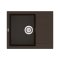 Недорого Прямокутна кварцева мийка VANKOR Orman OMP 02.61 Chocolate-коричнева (61х49,5х19)