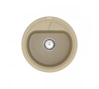 Кругла кварцева мийка VANKOR Polo PMR 01.45 Safari-пісочна (45х45х20)