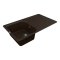 Недорого Прямокутна кварцева мийка VANKOR Sigma SMP 02.85 Chocolate-коричнева (85х50х19)
