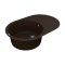 Недорого Овальна кварцева мийка VANKOR Sity SMO 02.78 Chocolate-коричнева (78х51х20)