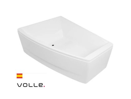 Недорого Ванна акрилова асиметрична ліва VOLLE TS-100/L (170х120)