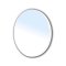Недорого Дзеркало кругле на сталевий фарбованої рамі в білому кольору VOLLE 16-06-916 (ШхВ) 60х60см